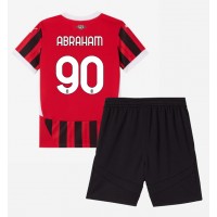 AC Milan Tammy Abraham #90 Replika babykläder Hemmaställ Barn 2024-25 Kortärmad (+ korta byxor)